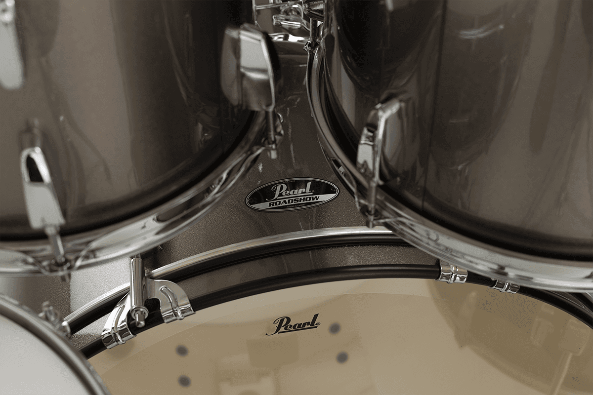 Pearl Rock 22 5 Futs + Pack Sabian Solar - Bronze Metallic - Batterie Acoustique Rock - Variation 1