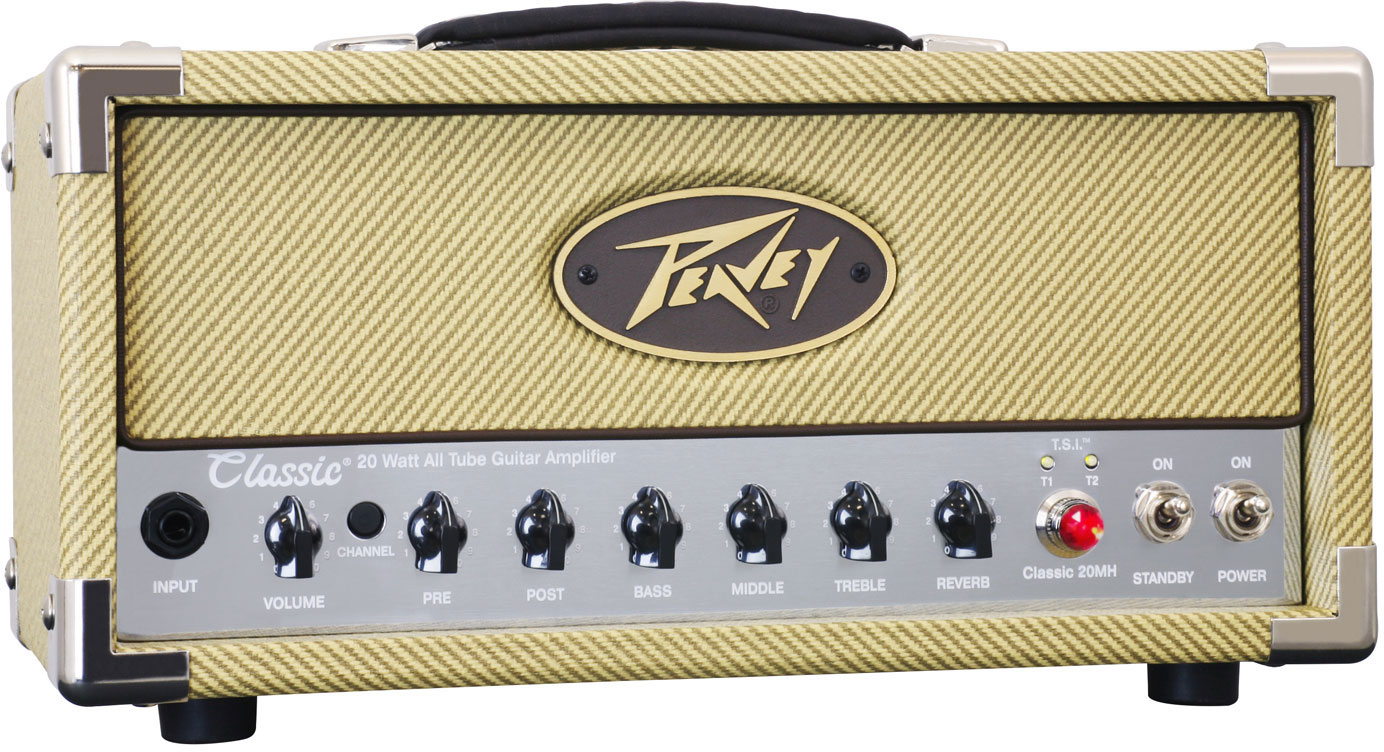 Peavey Classic 20 Mh Head 1-5-20w Tweed - Ampli Guitare Électrique TÊte / PÉdale - Variation 1