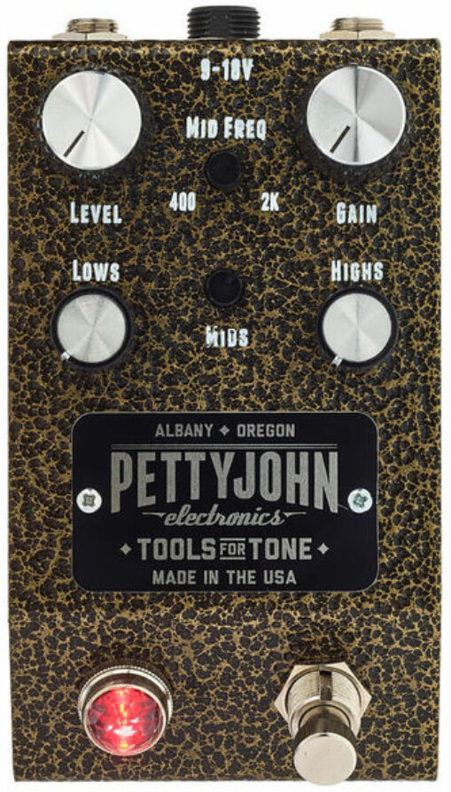 Pettyjohn Electronics Gold Overdrive - PÉdale Overdrive / Distortion / Fuzz - Main picture
