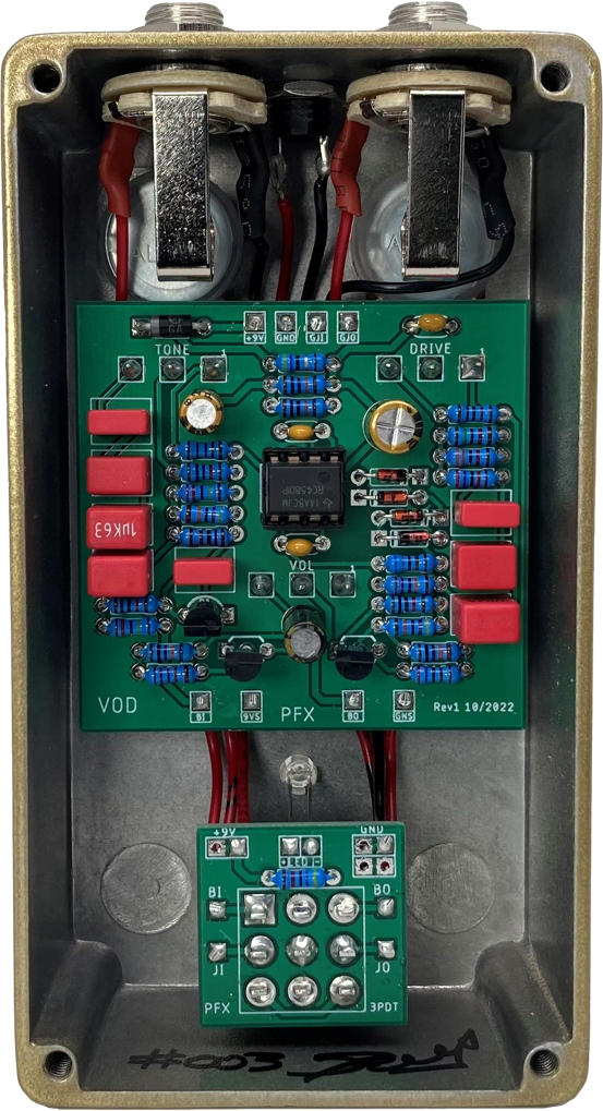 Pfx Circuits Julius Boost Overdrive - PÉdale Overdrive / Distortion / Fuzz - Variation 3