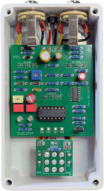 Pfx Circuits Komp-b Bass Compressor - PÉdale Compression / Sustain / Noise Gate Basse - Variation 3