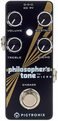 Pédale compression / sustain / noise gate  Pigtronix Philosopher's Tone Micro