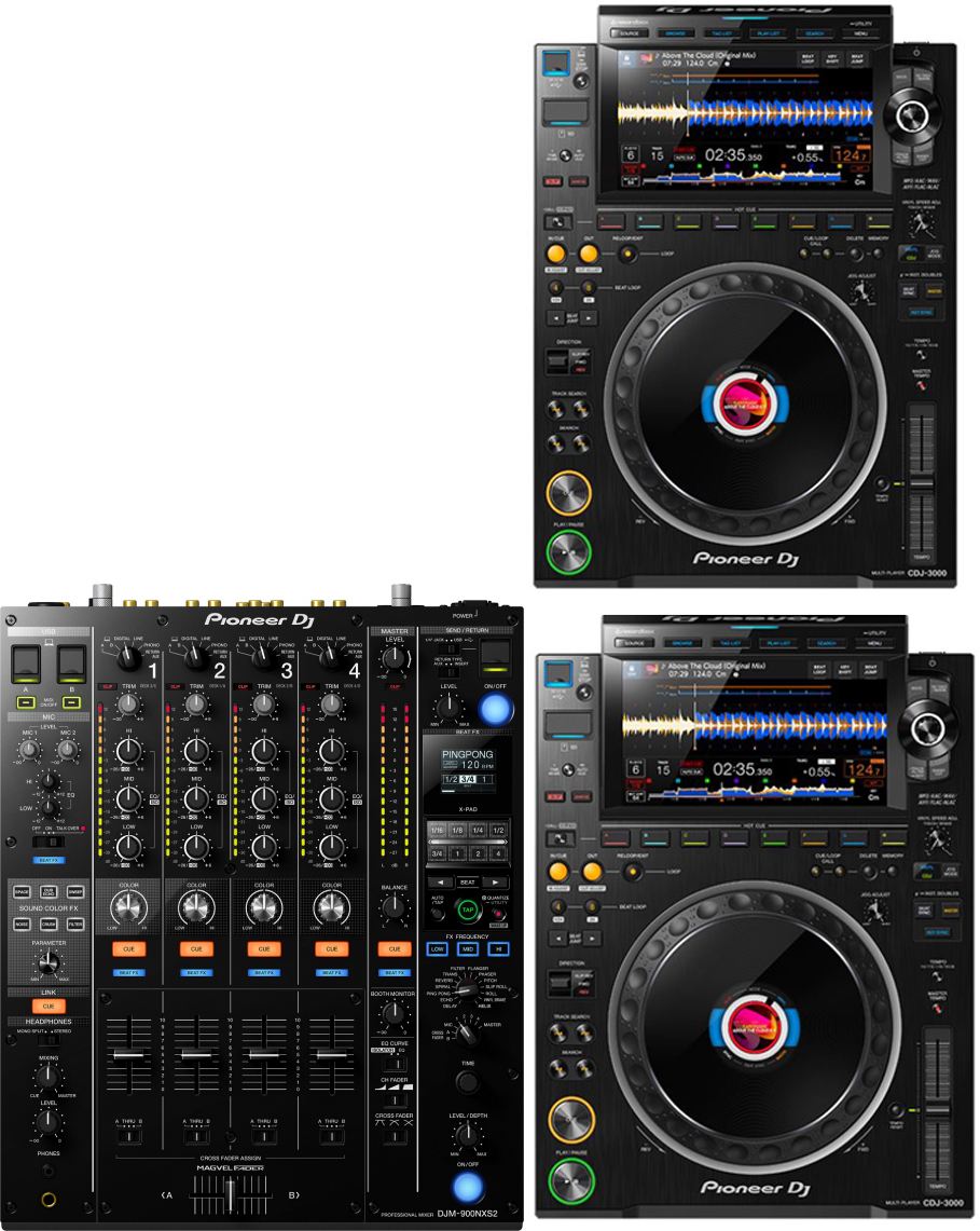 Pioneer Dj 2 X Cdj3000 +  X Djm 900 Nxs2 - Set Dj Complet - Main picture