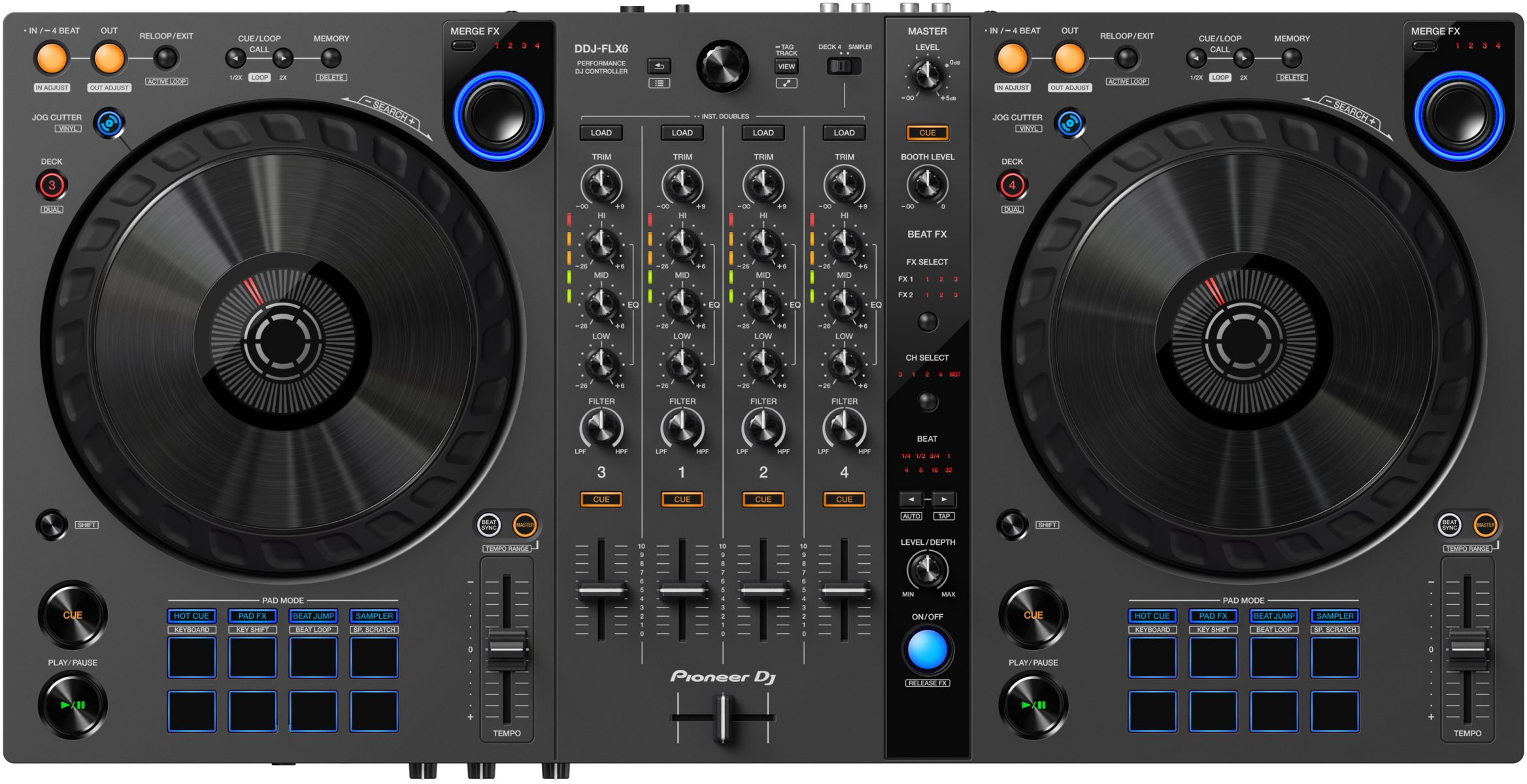 Pioneer Dj Ddj-flx6-gt - ContrÔleur Dj Usb - Main picture