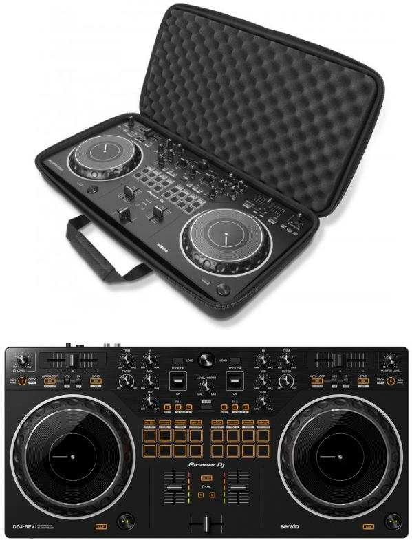 Pioneer Dj Ddj-rev1 + Pioneer Dj Djc-rev1 - Pack Dj Avec Housse/flight/decksaver - Main picture