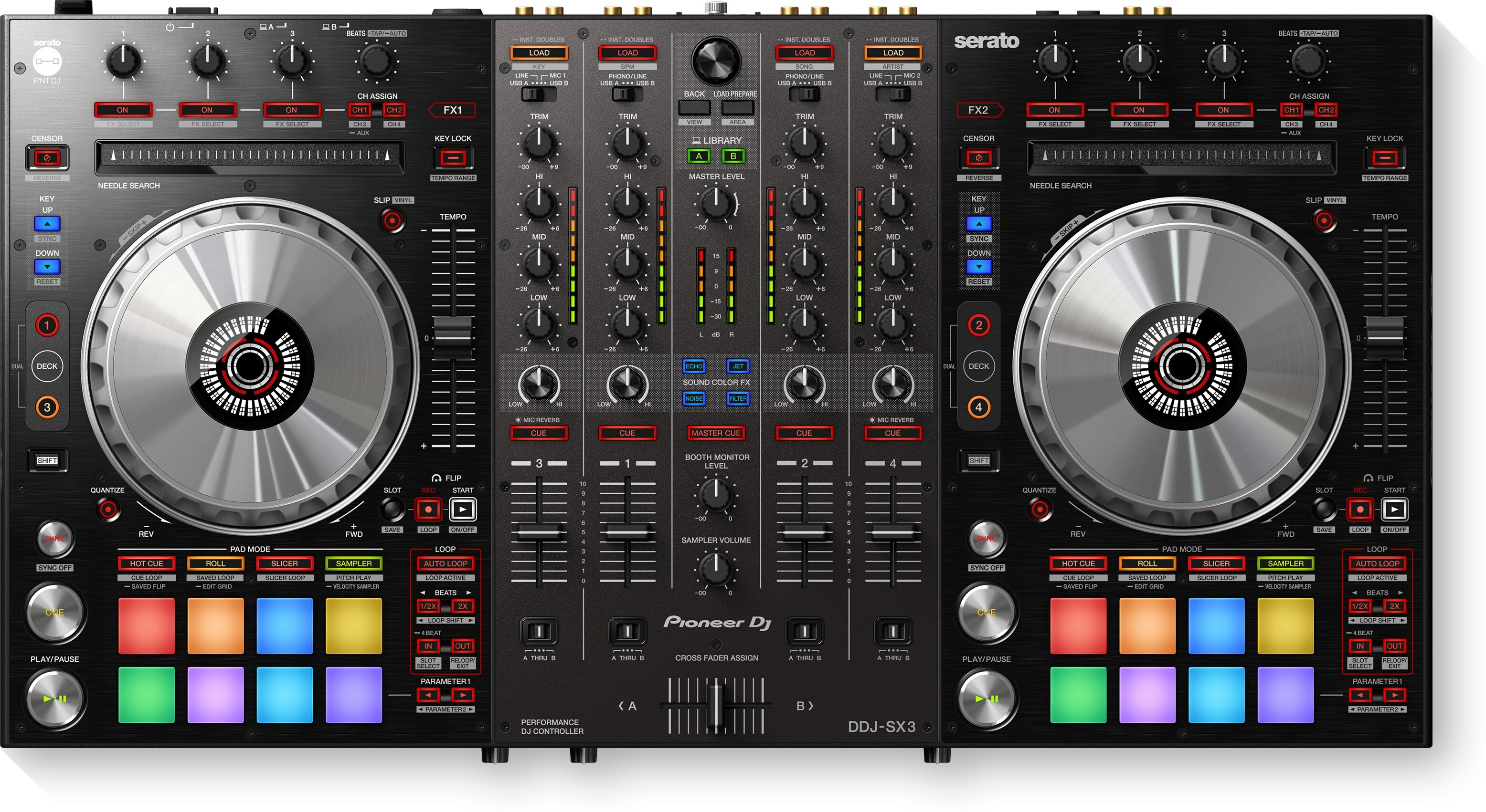 Table de mixage Pioneer DDJ-SX CONTROLEUR DJ 4 VOIES SERATO DDJ-SX3