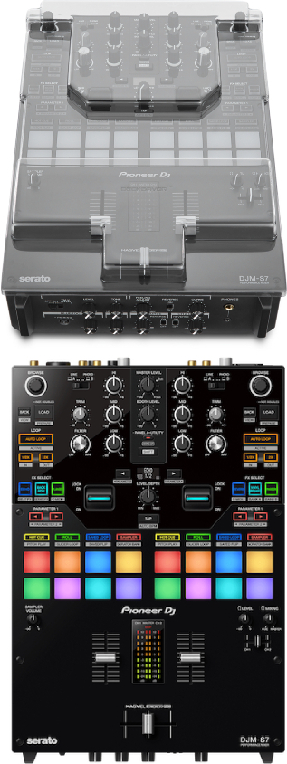 Pioneer Dj Djm S7 + Decksaver Djm-s7 Cover - Pack Dj Avec Housse/flight/decksaver - Main picture