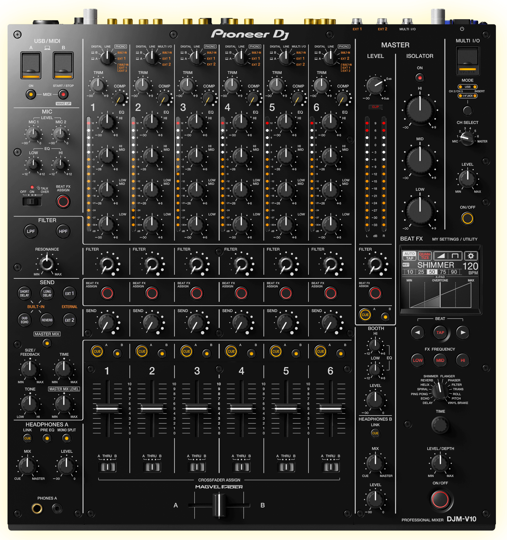 Pioneer Dj Djm-v10 - Table De Mixage Dj - Main picture