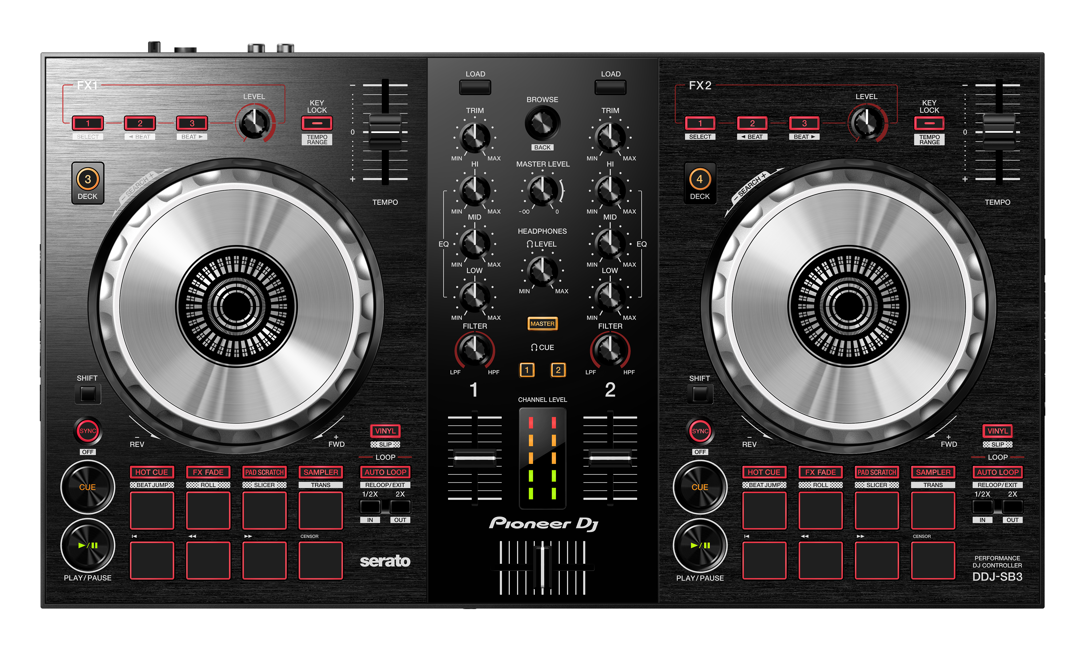 Pioneer Dj Ddj-sb3 - ContrÔleur Dj Usb - Variation 4