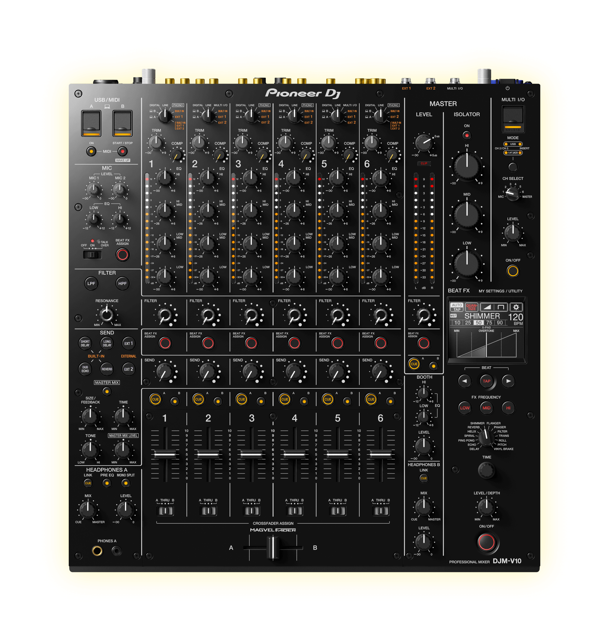 Pioneer Dj Djm-v10 - Table De Mixage Dj - Variation 11