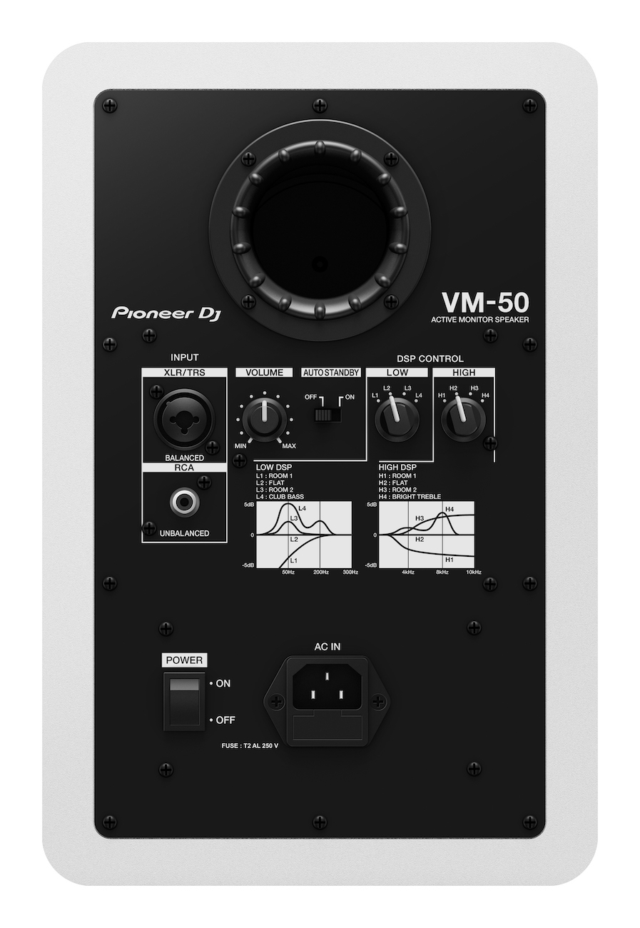 Pioneer Dj Vm-50 White - Enceinte Monitoring Active - Variation 4