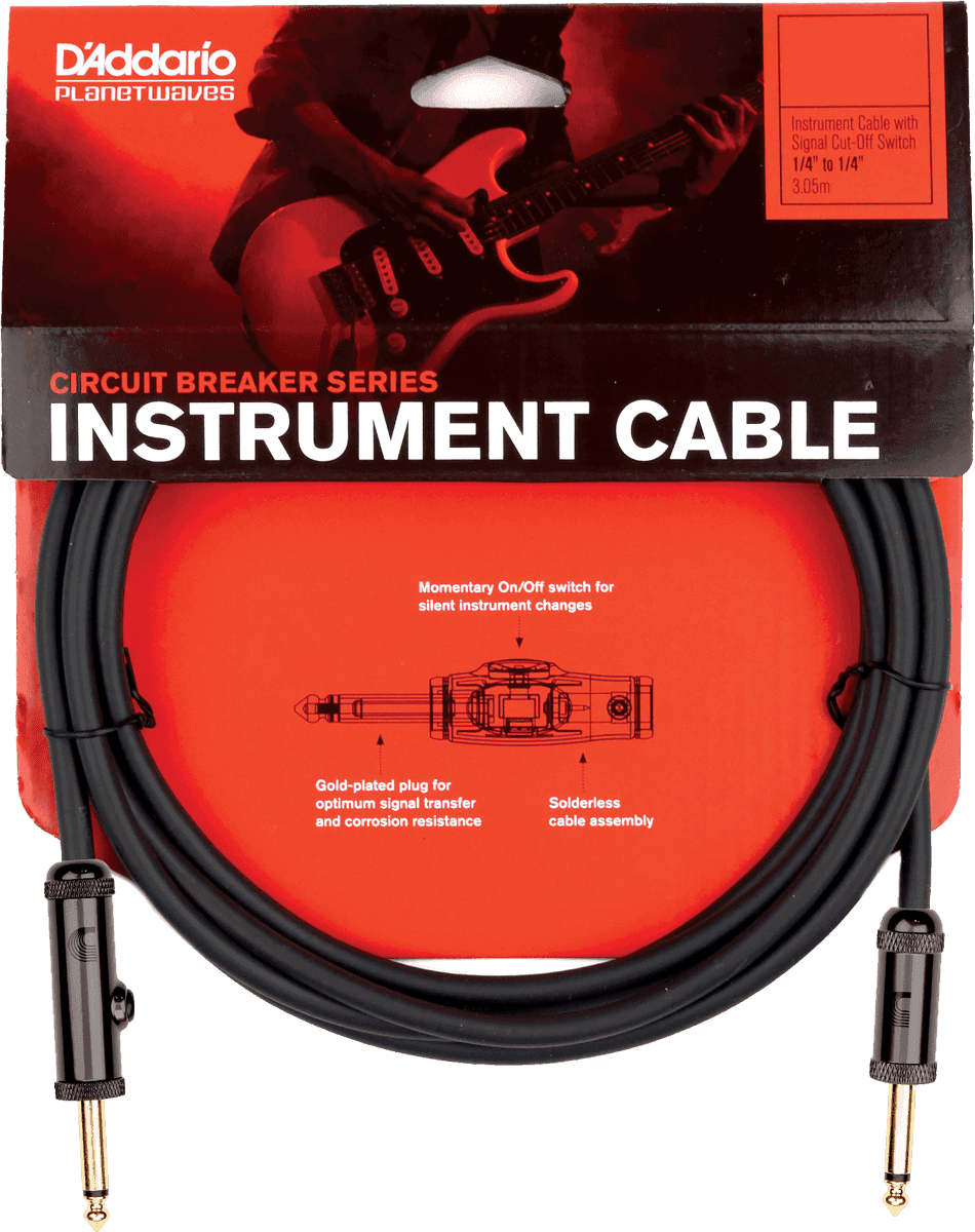 Planet Waves Instrument Ag30 Circuit Breaker Interrupteur Droit 9m - CÂble - Main picture