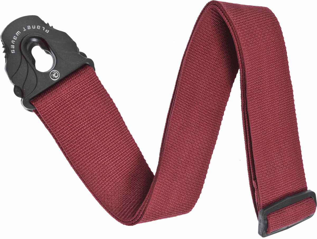 Planet Waves Spl201 Lock Woven Polypropylene Guitar Strap 50mm Red - Sangle Courroie - Main picture