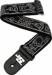 50JS01 Joe Satriani Woven Skull'N'Bones