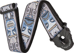 Sangle courroie Planet waves World Woven Planet Lock Guitar Strap Tiki