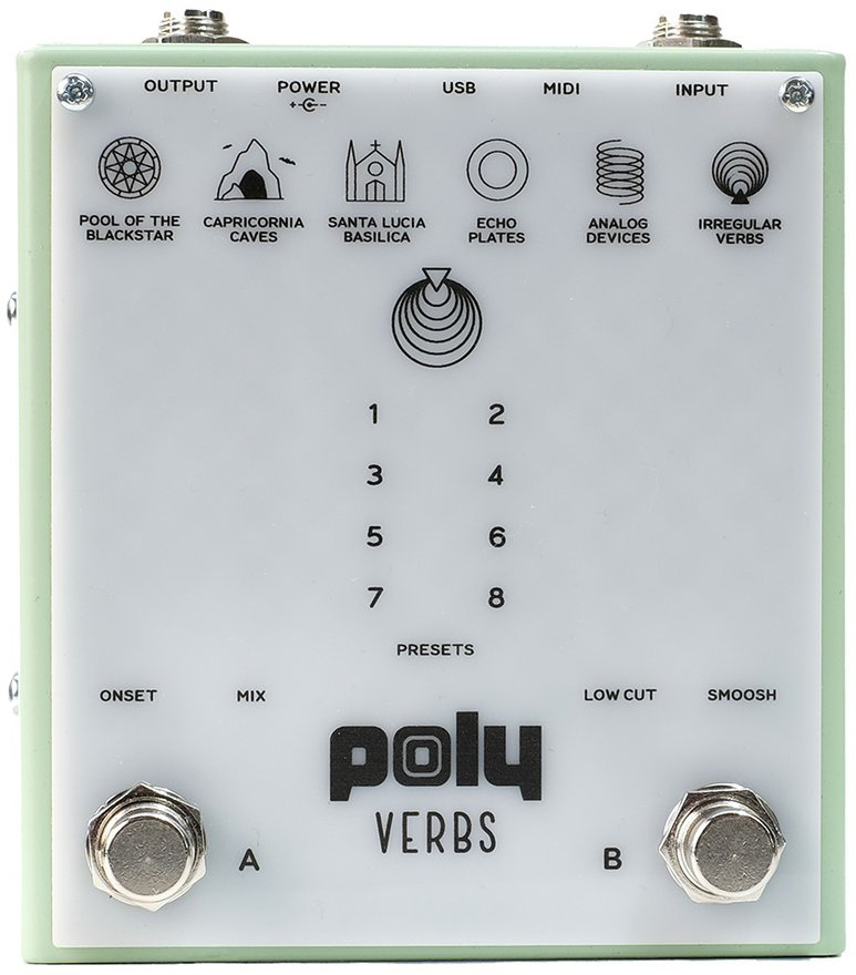Poly Effects Verbs Reverb - PÉdale Reverb / Delay / Echo - Main picture