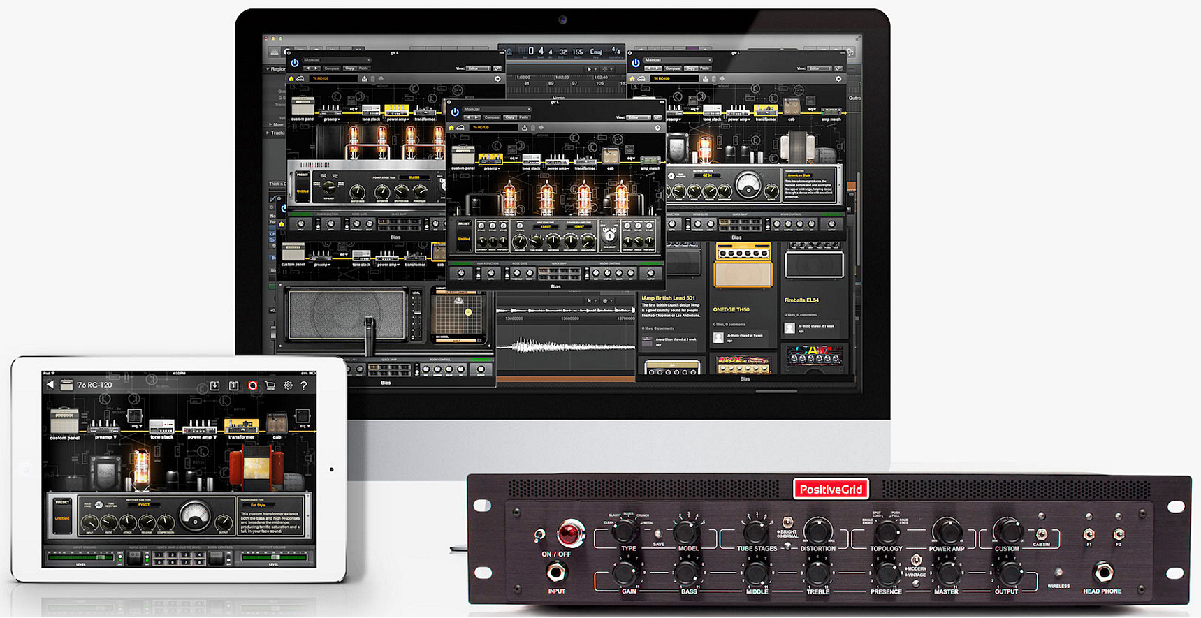 Positive Grid Bias Rack Processor - Ampli Guitare Électrique TÊte / PÉdale - Variation 3