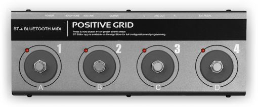 Positive Grid Bt4 Bluetooth Midi Pedal - Footswitch & Commande Divers - Main picture