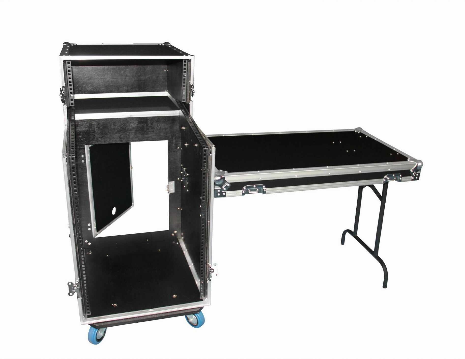 Power Acoustics Flight Case 12u Ds + 3u + Tablette - Flight Dj - Main picture