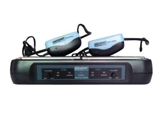 Micro hf serre-tête Power acoustics WM7200 Fitness Double