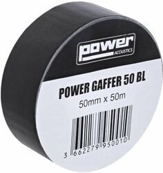 Adhésif gaffer Power acoustics Ruban adhésif 50m noir