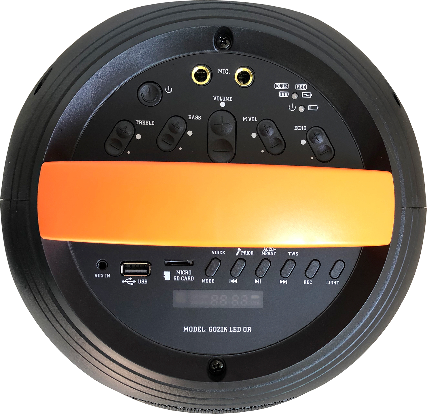 Power Acoustics Gozik Led Orange - Sono Portable - Variation 4