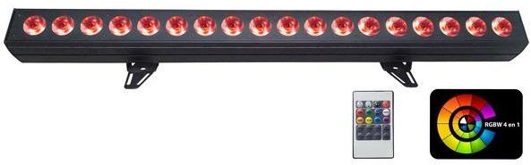 Barre à led Power lighting Barre LED 18X15W Quad