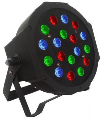 Projecteurs à leds Power lighting Par Slim 18 X 3W RGB