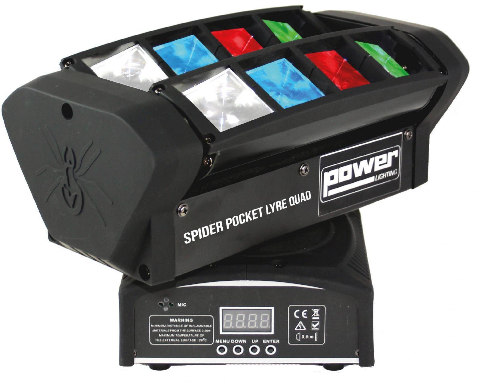 Lyre spot Power lighting spider pocket lyre quad