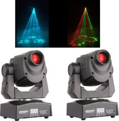 Pack eclairage Power lighting 2 x Lyre Spot 60w Prism