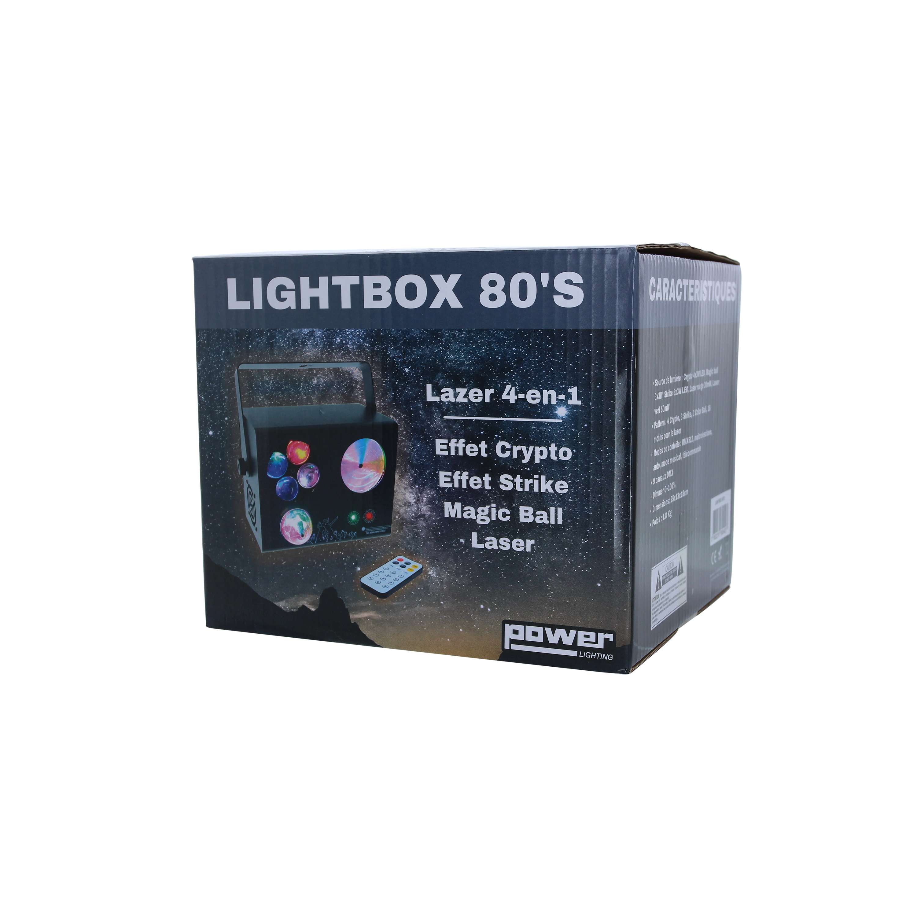 Power Lighting Lightbox 80s - Multi-faisceaux & Effet - Variation 5