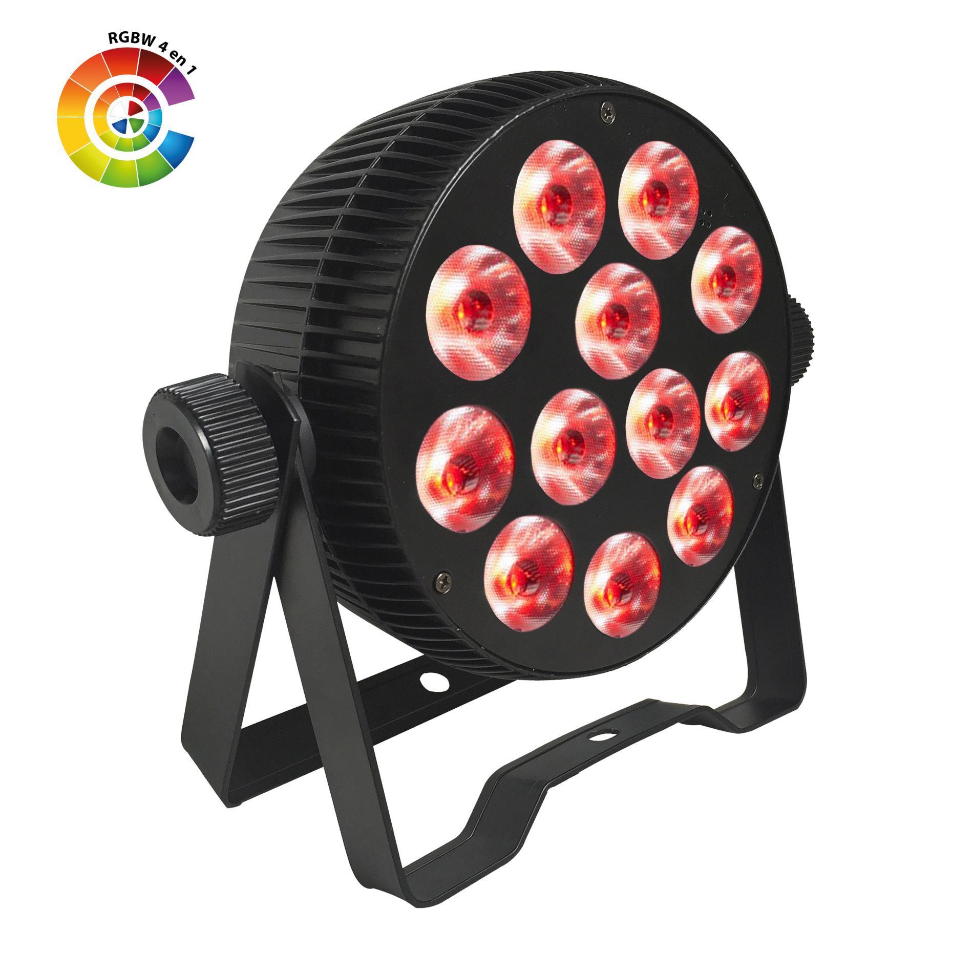 Power Lighting Par Slim 12x10w Quad - Projecteurs À Leds - Variation 1