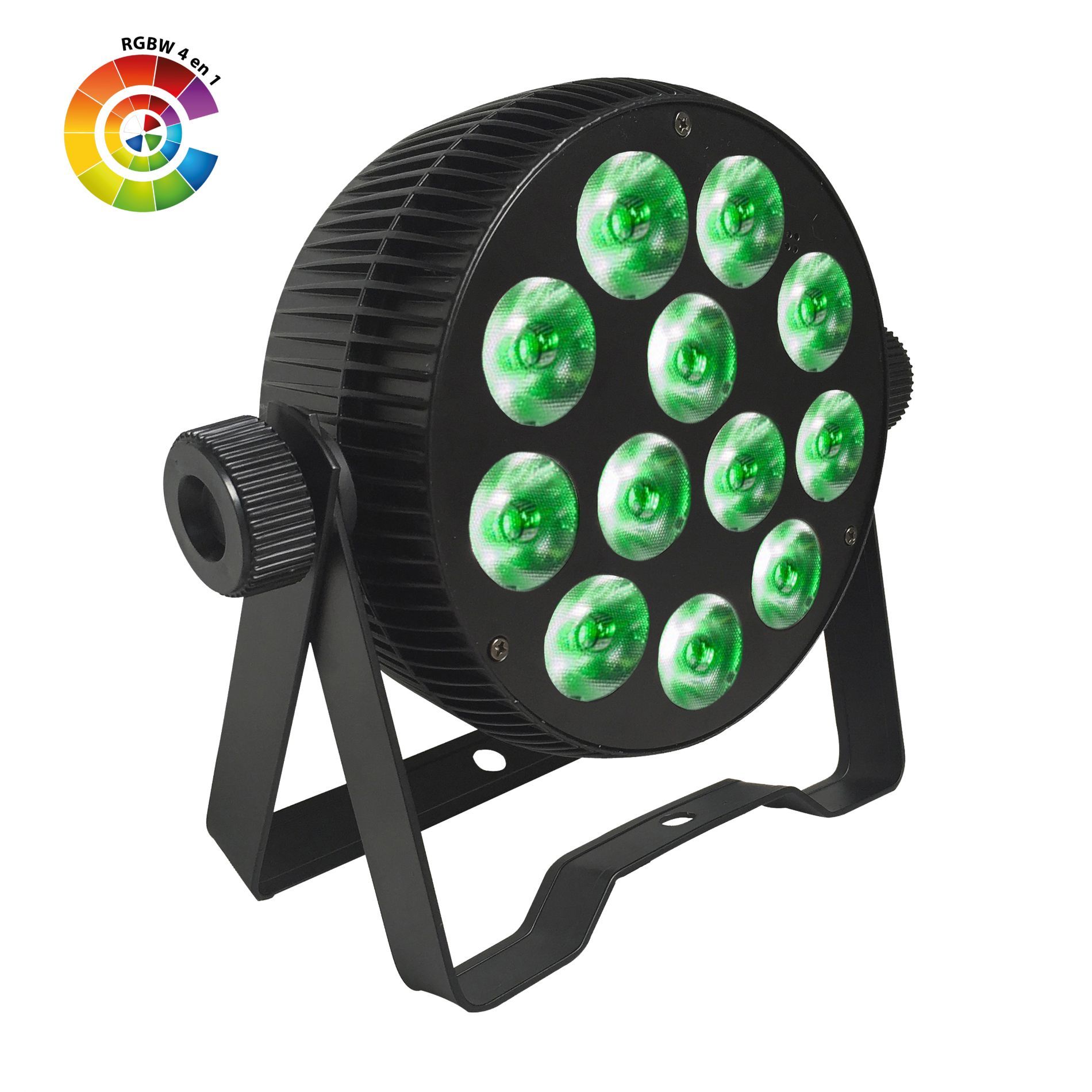 Power Lighting Par Slim 12x10w Quad - Projecteurs À Leds - Variation 3