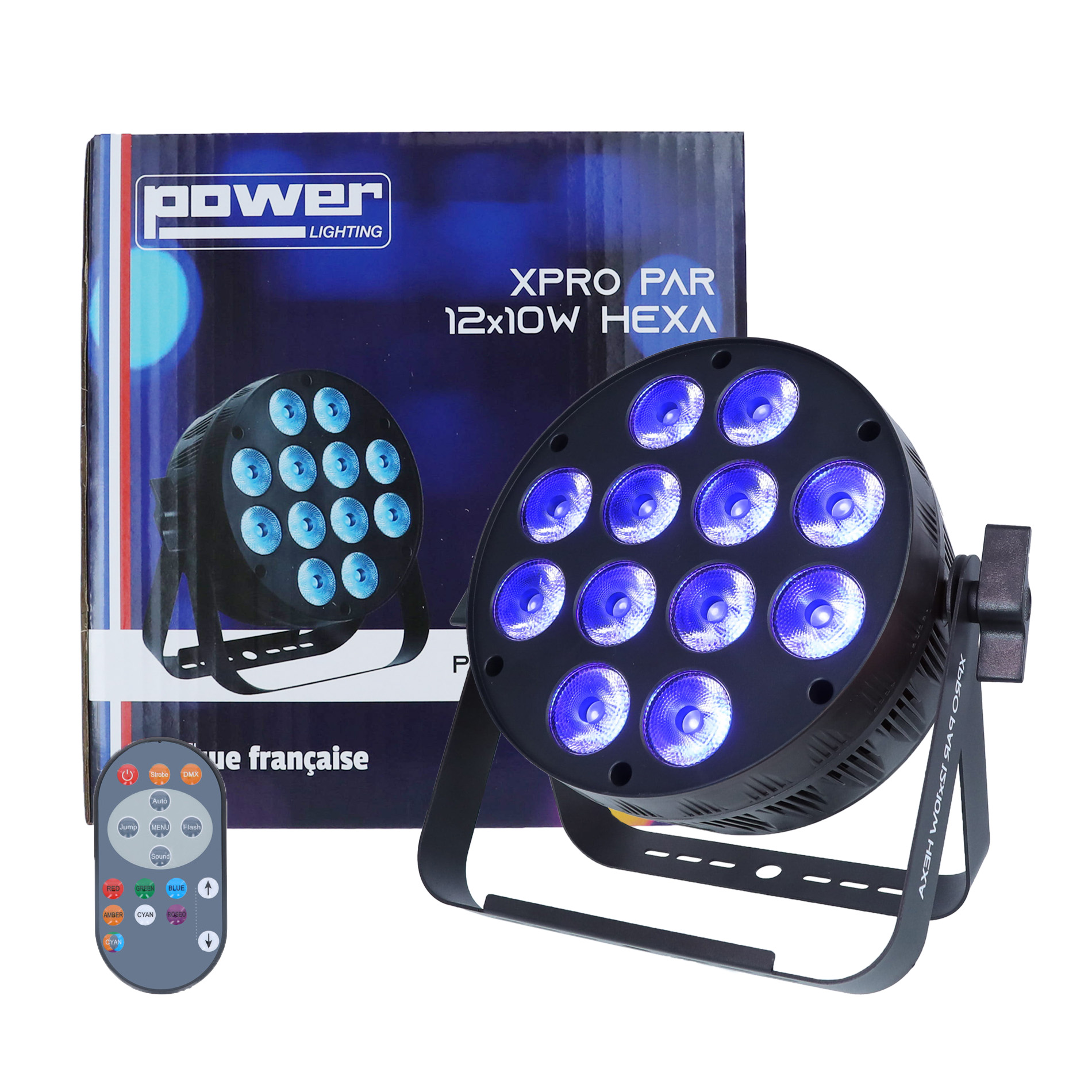 Power Lighting Xpro Par 12x10w Hexa - Projecteurs À Leds - Variation 9