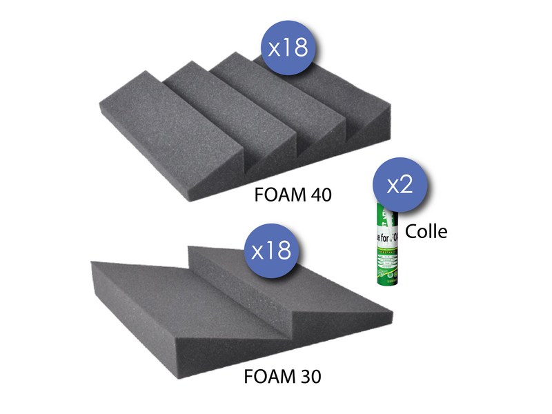 Power Studio Studio Foam Kit 36 - Panneau Traitement Acoustique - Variation 2