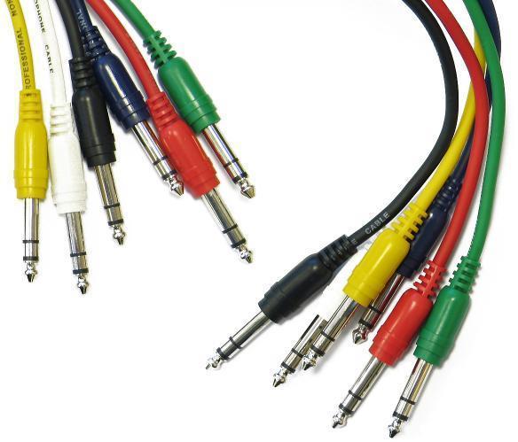 Patch Power CAB2055 6 patchs Jack-Jack - 90 cm