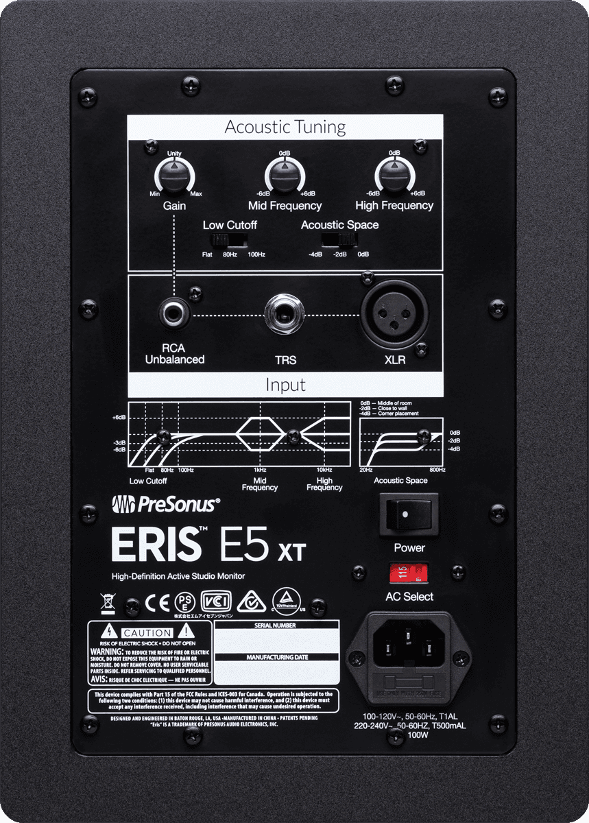 Presonus Eris E5 Xt - La PiÈce - Enceinte Monitoring Active - Variation 2