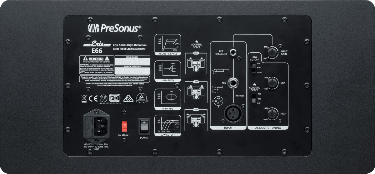 Presonus Eris E66 - La PiÈce - Enceinte Monitoring Active - Variation 1