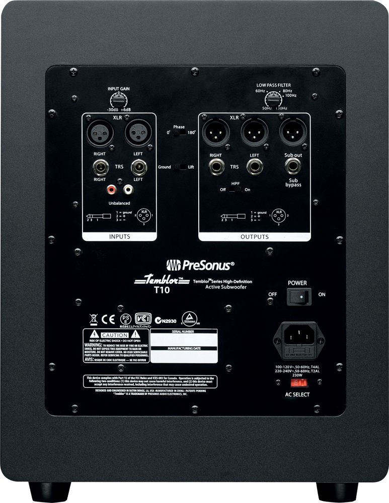 Presonus Temblort 10 - Caisson De Basse Studio - Variation 1