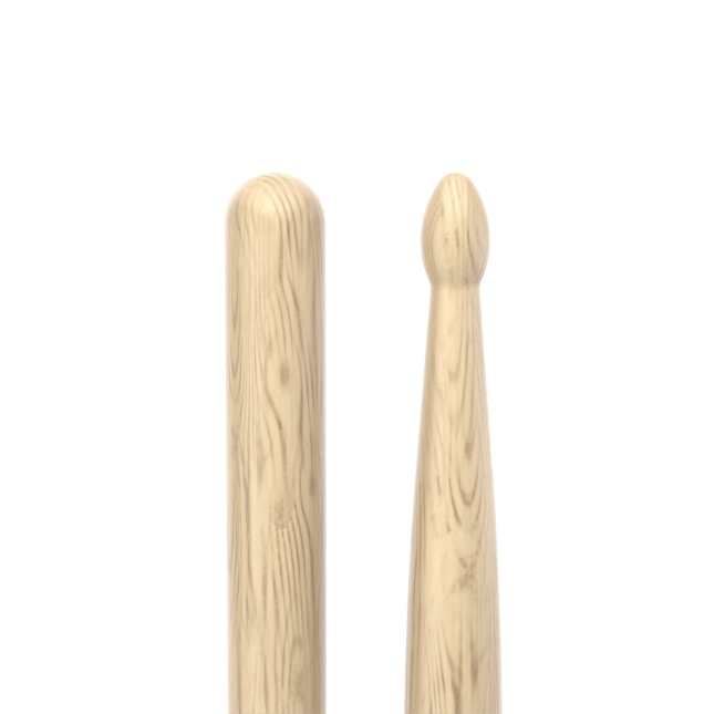 Pro Mark Classic Attack 5a Shira Kashi Oak Drumstick, Oval Wood Tip - Baguette Batterie - Variation 4