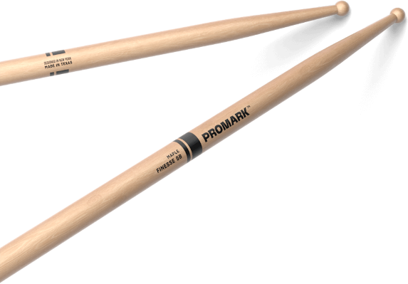 Pro Mark Finesse 5b Maple Drumstick, Small Round Wood Tip - Baguette Batterie - Main picture