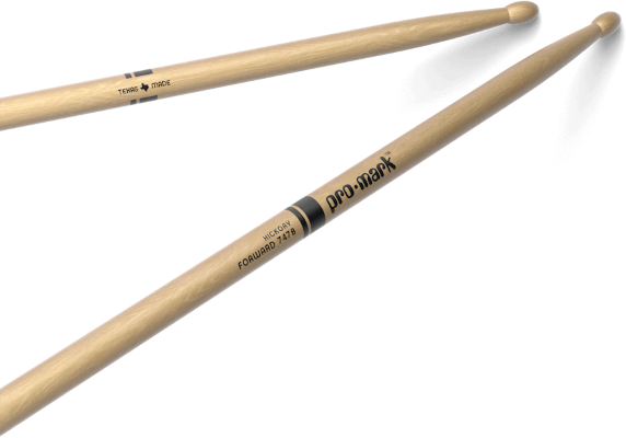 Pro Mark Hickory Olive Bois Super Rock 747b - Baguette Batterie - Main picture