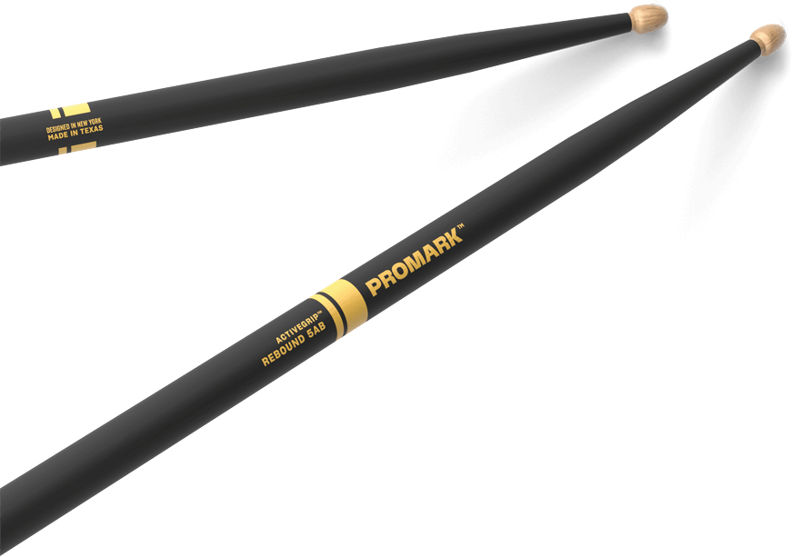 Pro Mark R5abag Rebound 5ab Activegrip Hickory Drumstick, Acorn Wood Tip - Baguette Batterie - Main picture