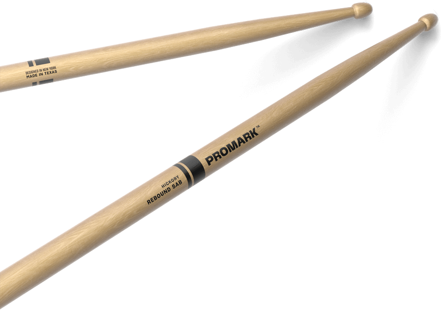 Pro Mark Rbh580aw Rebound 5ab Hickory Drumstick, Acorn Wood Tip - Baguette Batterie - Main picture