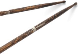 Baguette batterie Pro mark R5ABFG Rebound 5AB FireGrain Hickory Drumstick, Acorn Wood Tip