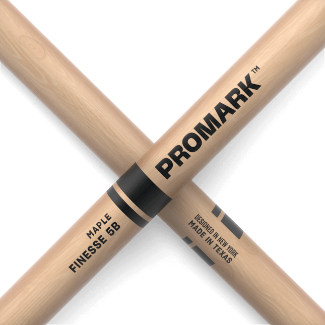 Pro Mark Finesse 5b Maple Drumstick, Small Round Wood Tip - Baguette Batterie - Variation 1