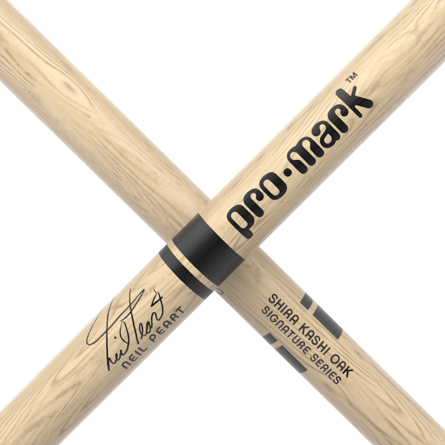 Pro Mark Neil Peart 747 Shira Kashi Oak Drumstick, Wood Tip - Baguette Batterie - Variation 1