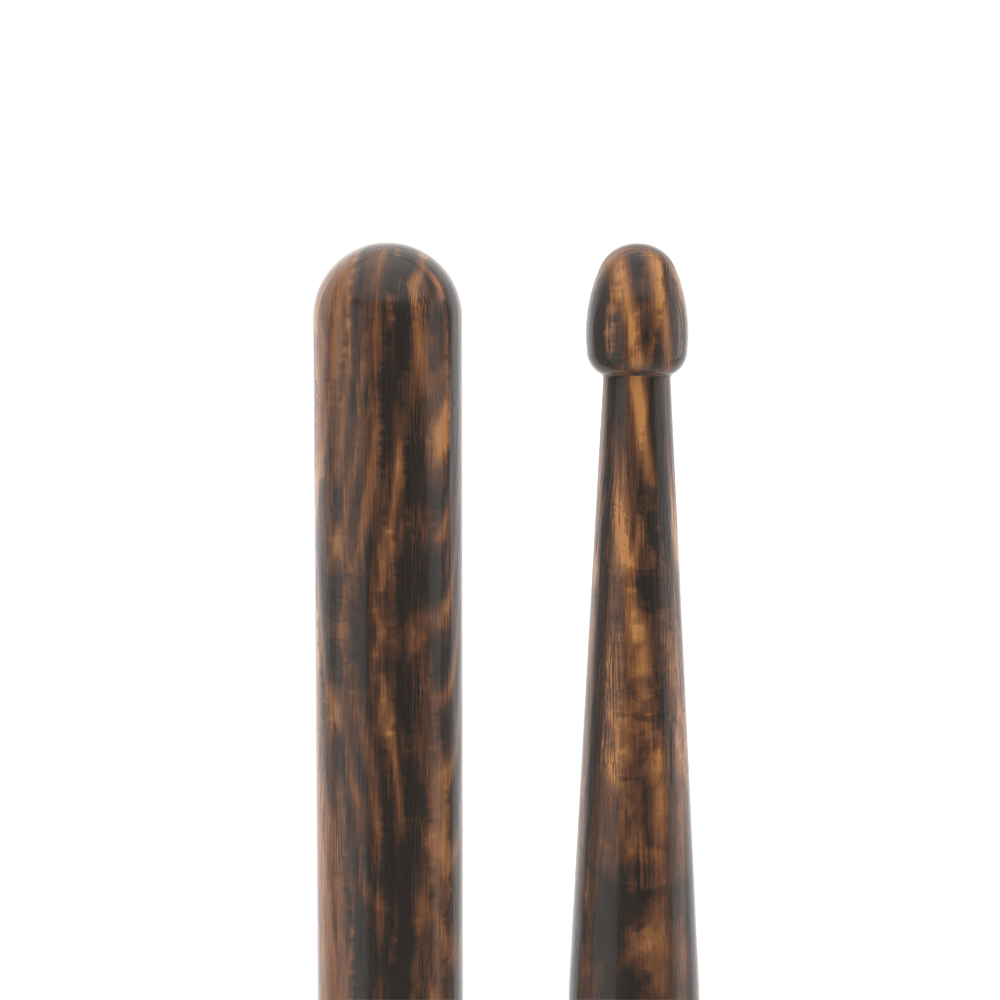 Pro Mark R5abfg Rebound 5ab Firegrain Hickory Drumstick, Acorn Wood Tip - Baguette Batterie - Variation 5