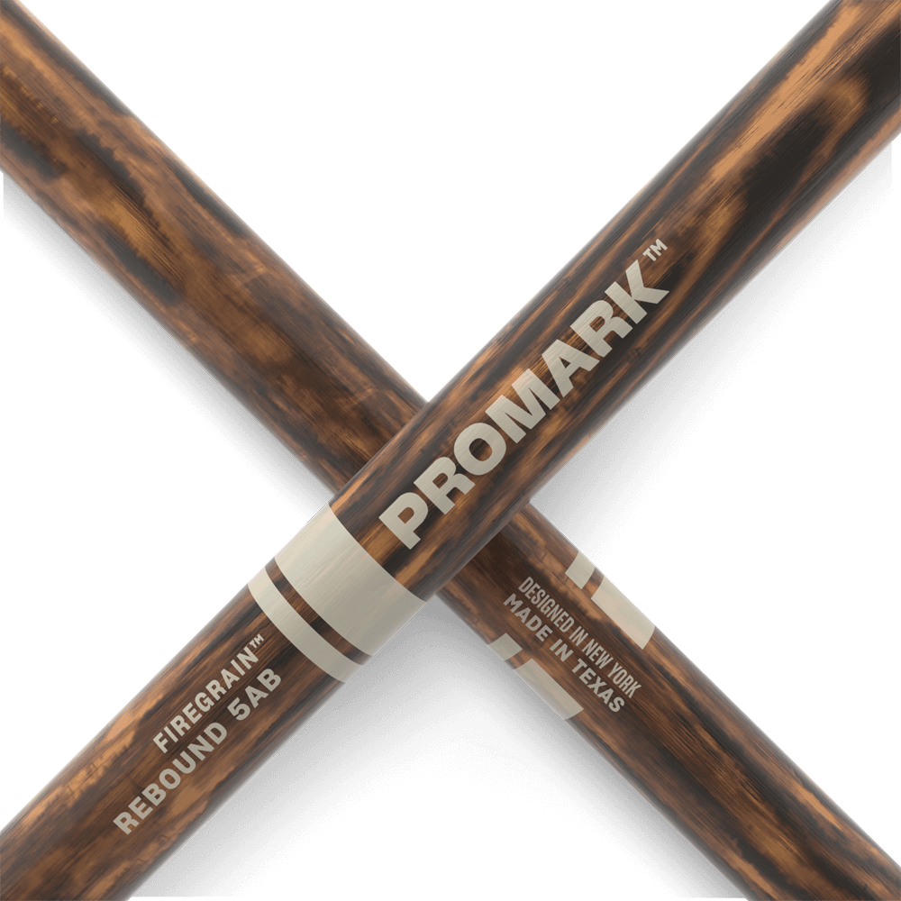 Pro Mark R5abfg Rebound 5ab Firegrain Hickory Drumstick, Acorn Wood Tip - Baguette Batterie - Variation 7