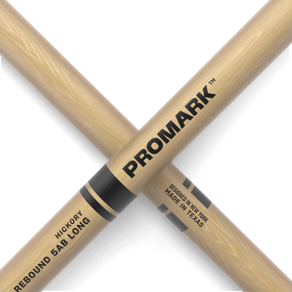 Pro Mark Rbh580law Rebound 5ab Long Hickory Drumstick, Acorn Wood Tip - Baguette Batterie - Variation 3